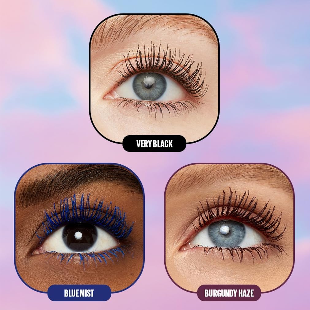 Maybelline Mascara Lash Sensational Sky High Volumizing and Thickening Eyelash Lengthening. Flake Free Formula, Mascara 01 Black