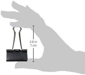 Rapesco FBC410B1 41 mm Foldback Clips, Black, Pack of 10