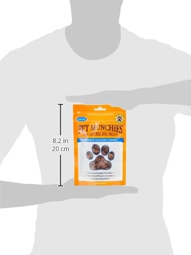 Pet Munchies Venison & Beef Liver Dog Training Treats, Grain Free Tasty Bites with Natural Real Meat, Low in Fat 50g