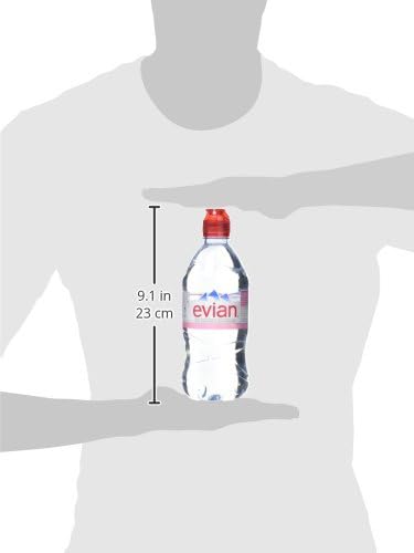 Evian Still Sports Action Natural Mineral Water 75 cl (Pack of 12)