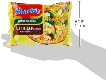 Indomie Chicken Noodles from Nigeria, 70 g, Pack of 40 (Packaging May Vary)