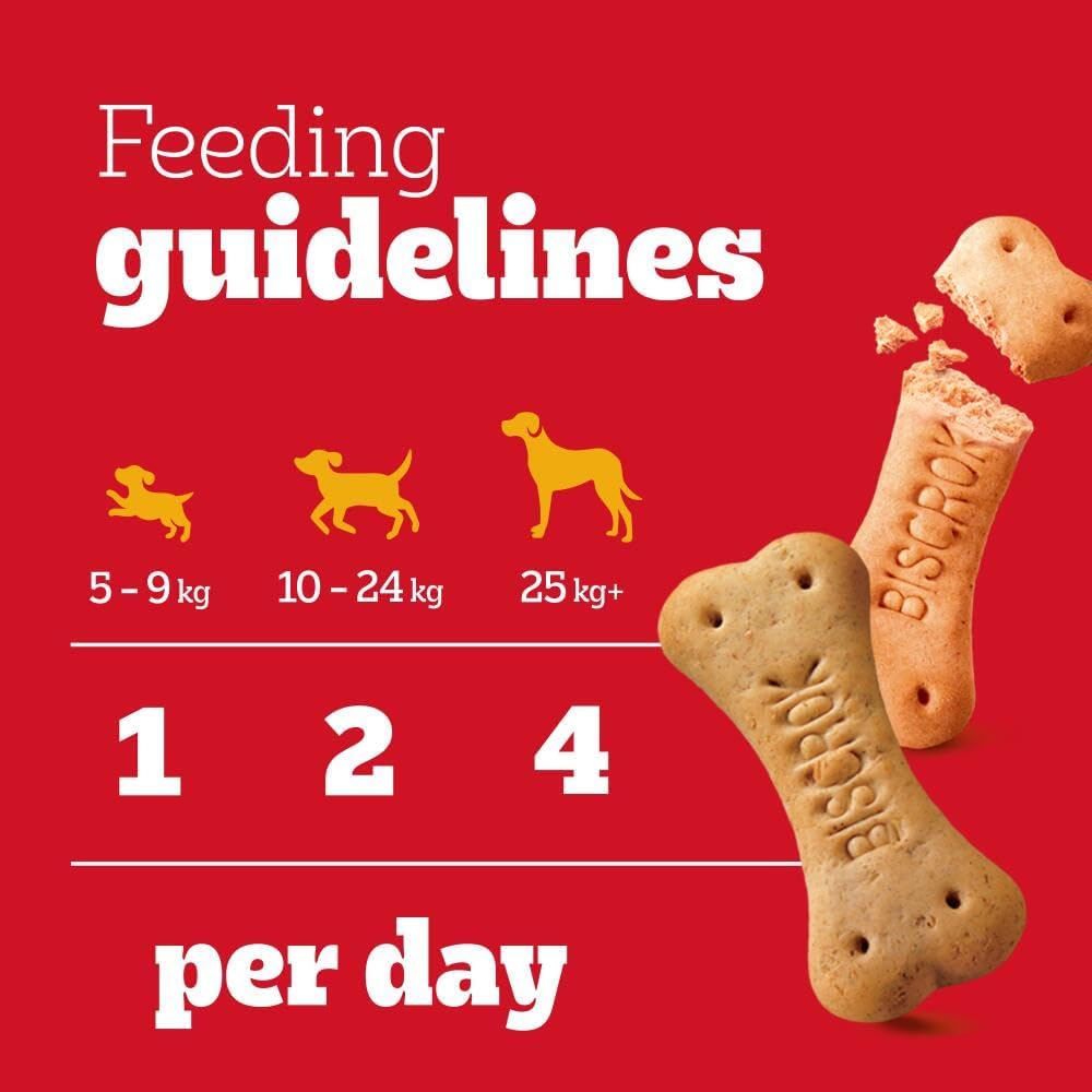 Pedigree Biscrok Multi Mix - Dog Treats - Bone-Shaped Biscuits - 500 g