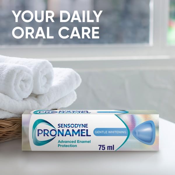 Sensodyne Pronamel Toothpaste Enamel Care, Gentle Whitening Toothpaste, Mint Flavour, 75ml
