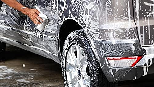 CarPlan POL102 Car Wash Shampoo and Wax Protective Layer 5L Ph Neutral 5 Litre Detailing Cleaner Care Vehicle Cleaning Soap - Remove Dirt Road Grime Streak Free Showroom Shine Finish
