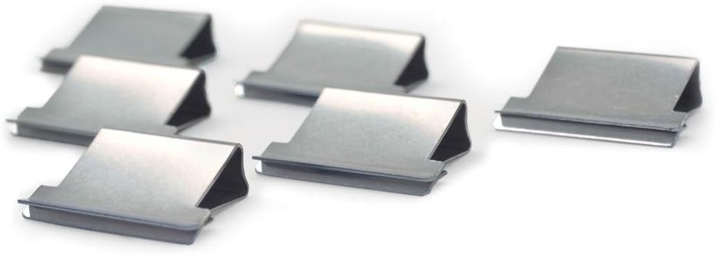 Rapesco RC6025SS Supaclip 60 Stainless Steel Refill Clips, Pack of 25