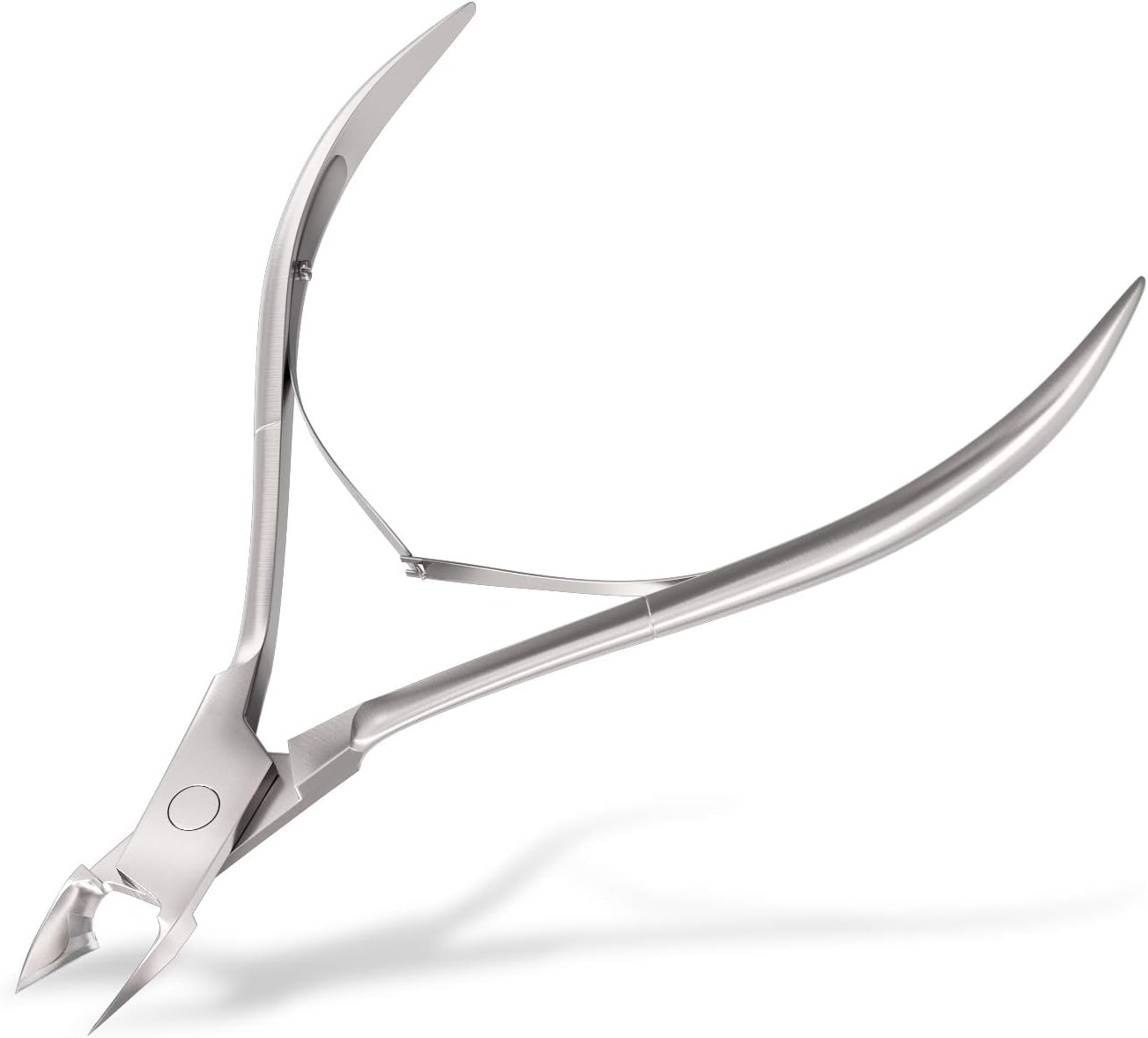 Jestilo Professional Cuticle Nippers Scissors Cutters, Removers Stainless Steel Best Nail Care Tool for Manicure and Pedicure (Silver)