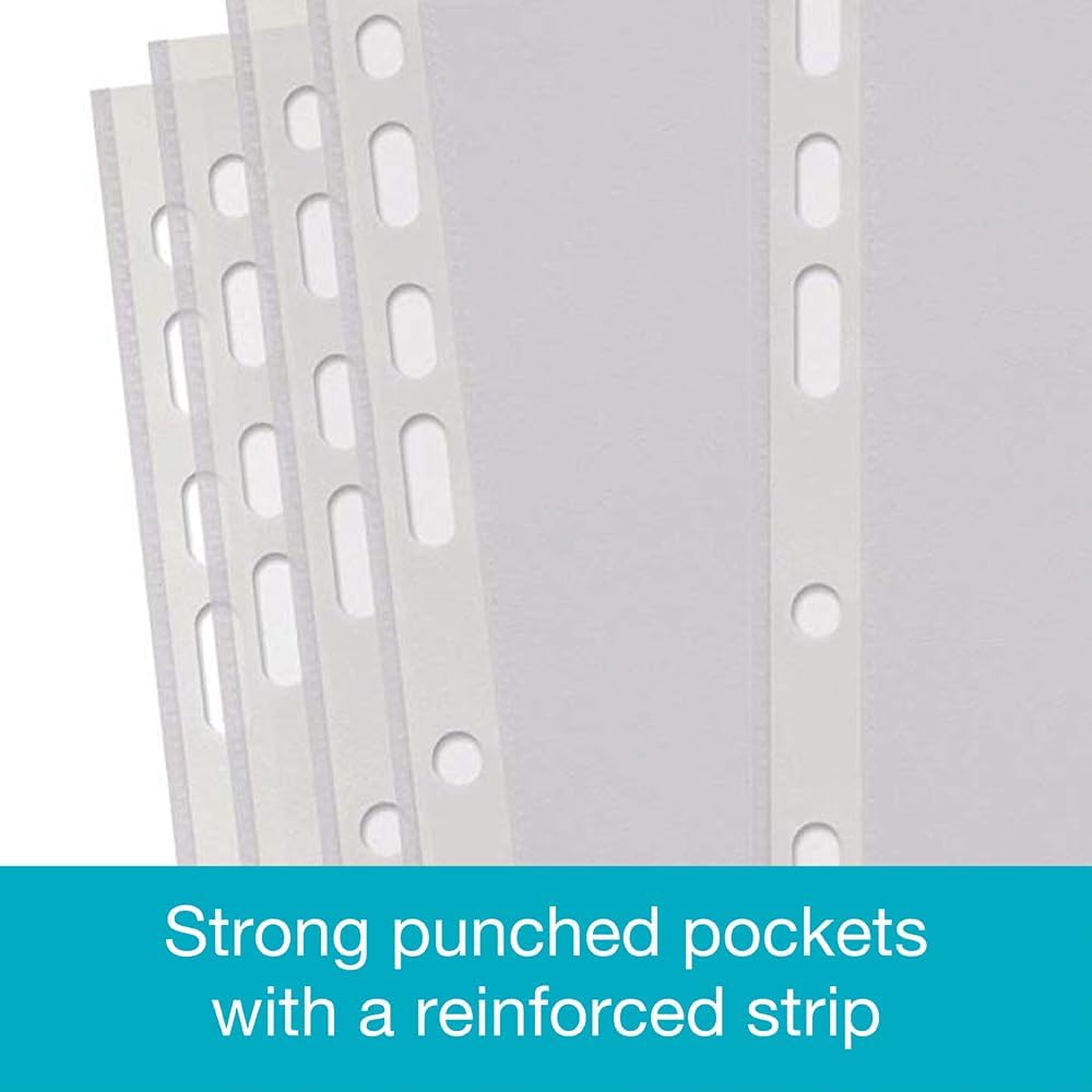 SUMMIT Punched Pockets A4, 200 Poly Pockets