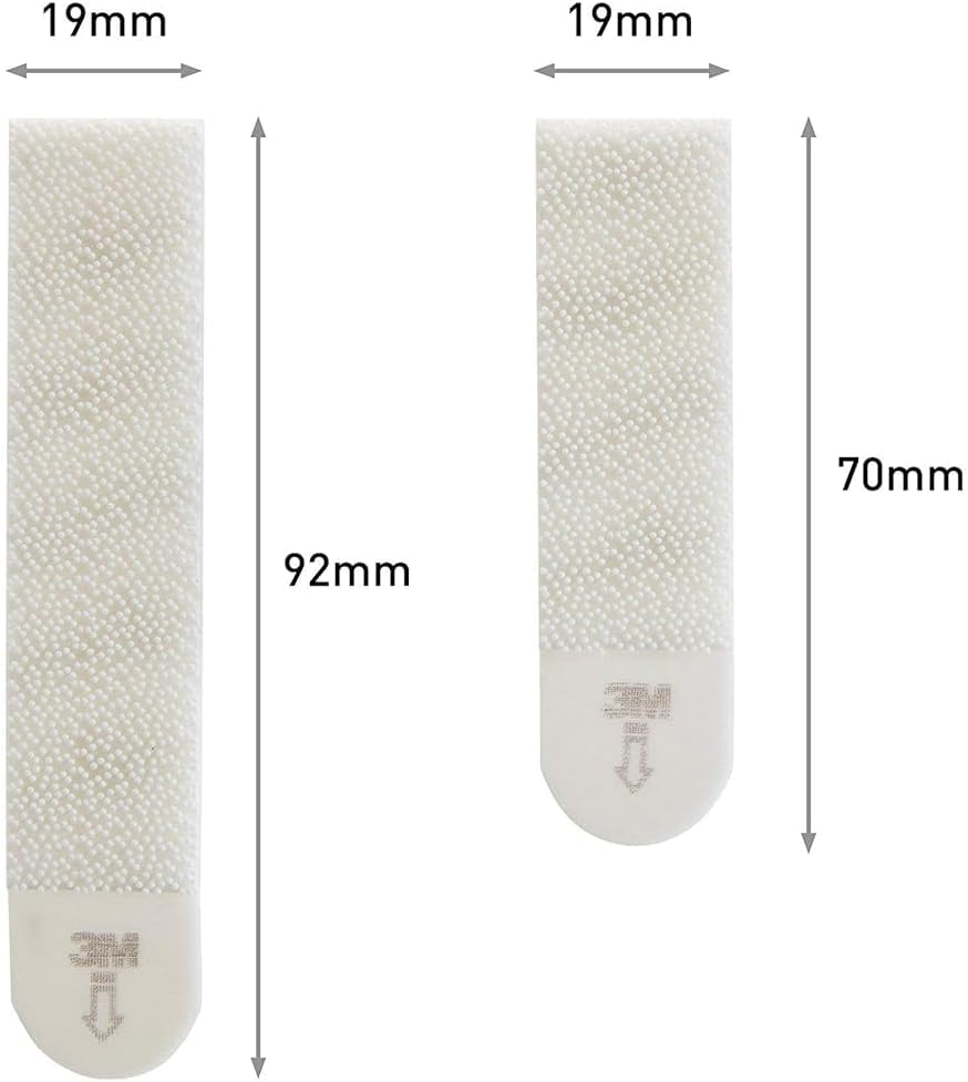 Command Picture Hanging Strips, Value Pack - 8 Pairs of Medium (16 Strips), 8 Pairs of Large (16 Strips) - For Pictures, Frames, Mirrors, Wall décor - Damage Free Hanging