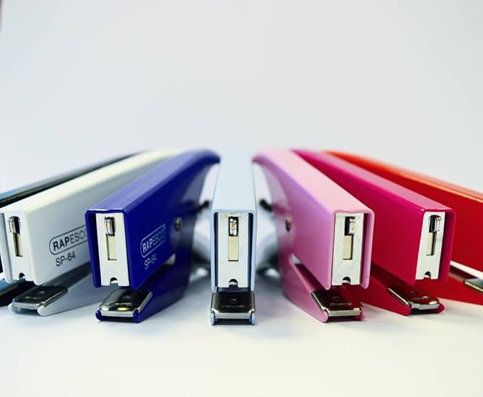 Rapesco 1376 SP-64 Stapling Plier and 1000 Type 21/4mm Staples, 12 Sheet Capacity, Powder Blue