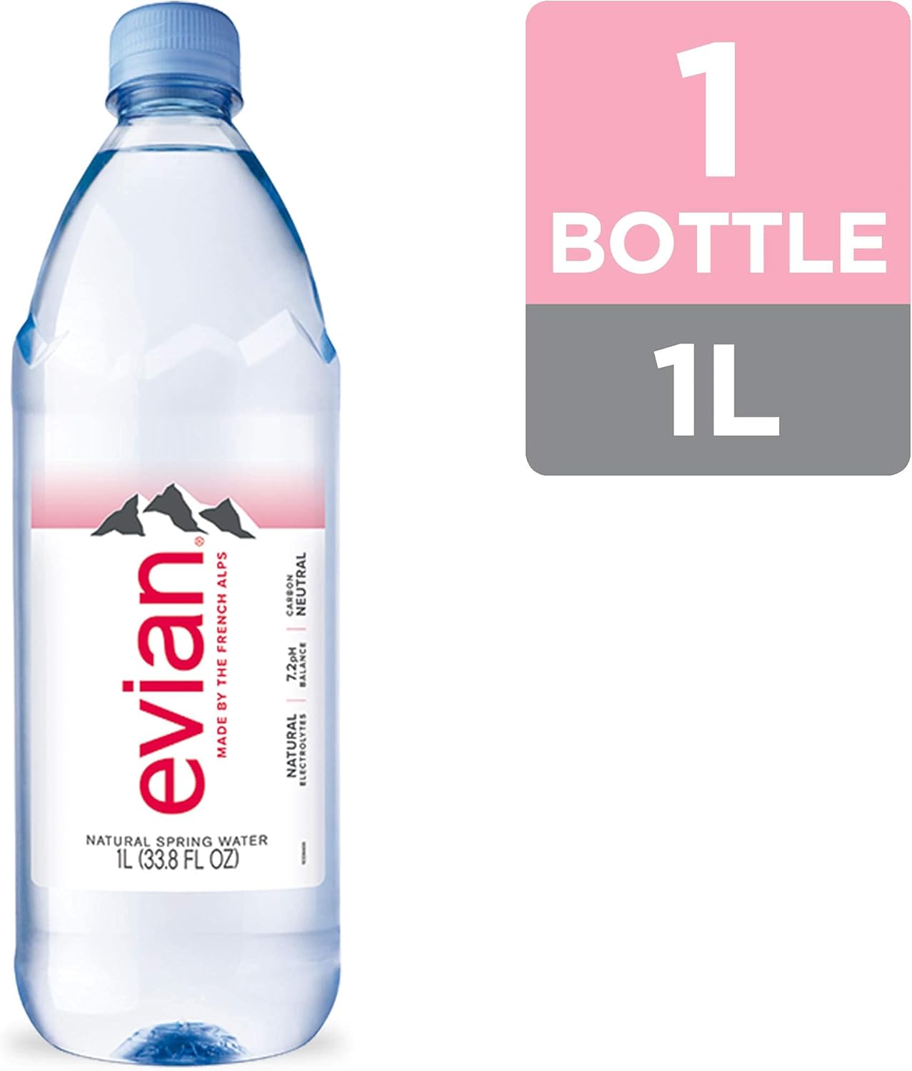 Evian Bottled Water 1 L 12 ct (Pack of 12)