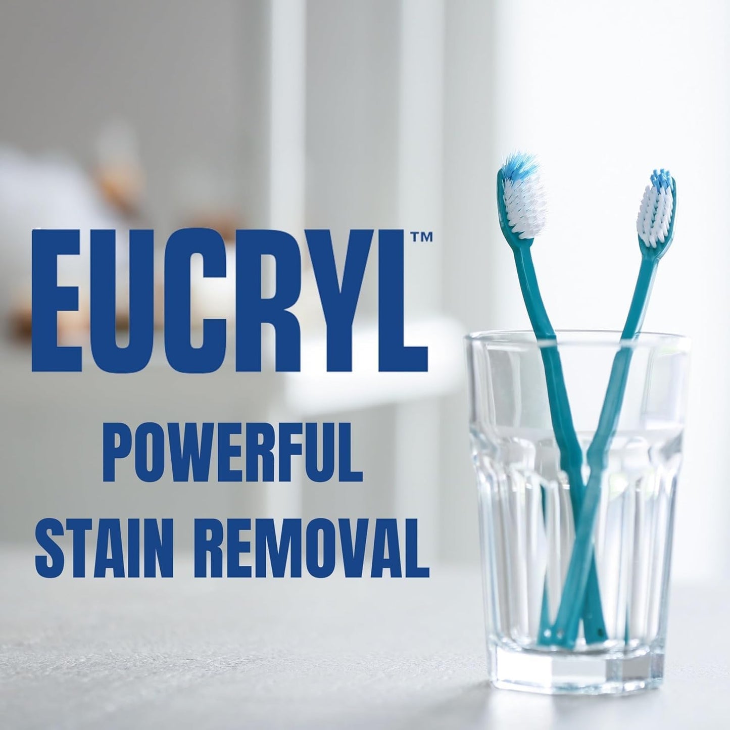 Eucryl Freshmint Toothpowder, Tooth Whitening Powder, Powerful Stain Remover, For Tobacco, Tea, Coffee & Wine Stains, Unique Polishing Action, 1 x 50g