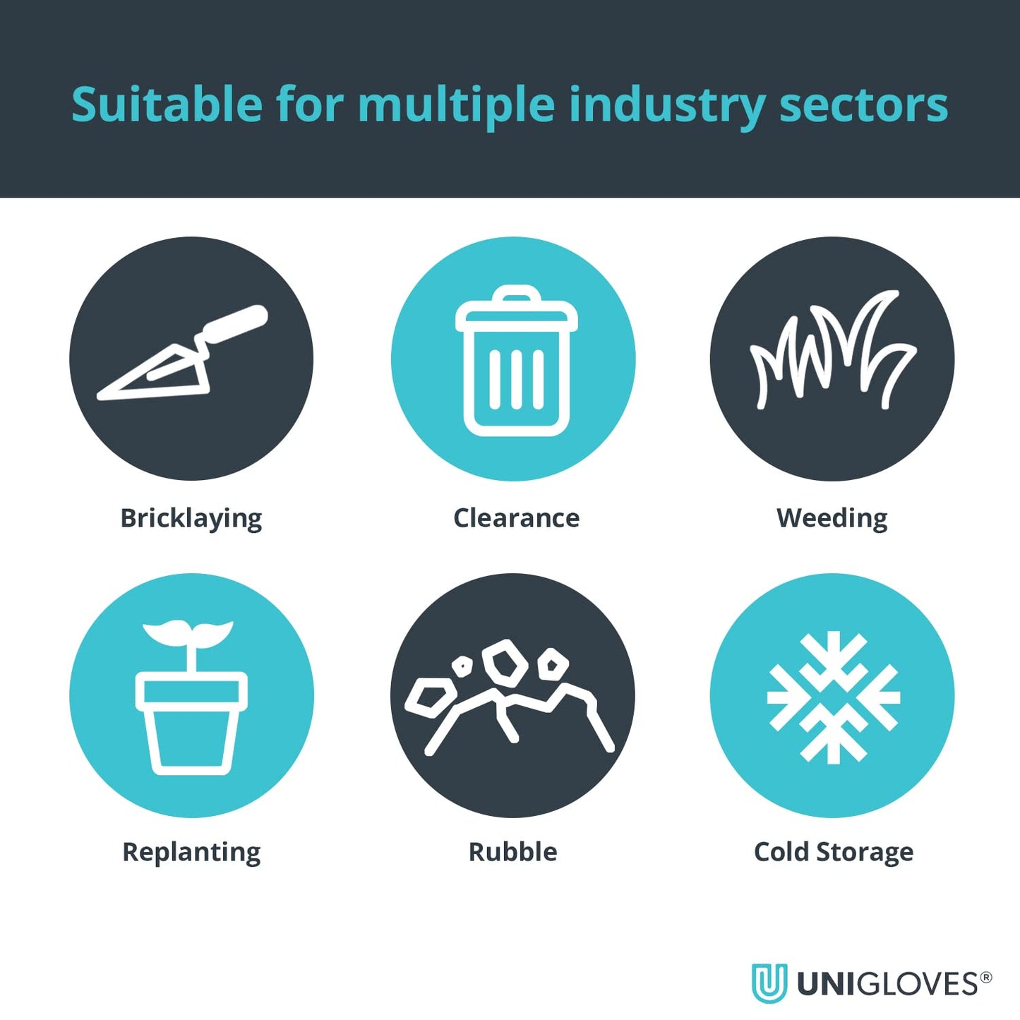 Nitrex 244 Blue Food Approved Gloves, 1 Pair, Size 6 - Uncoated D Rated Cut Resistant Gloves