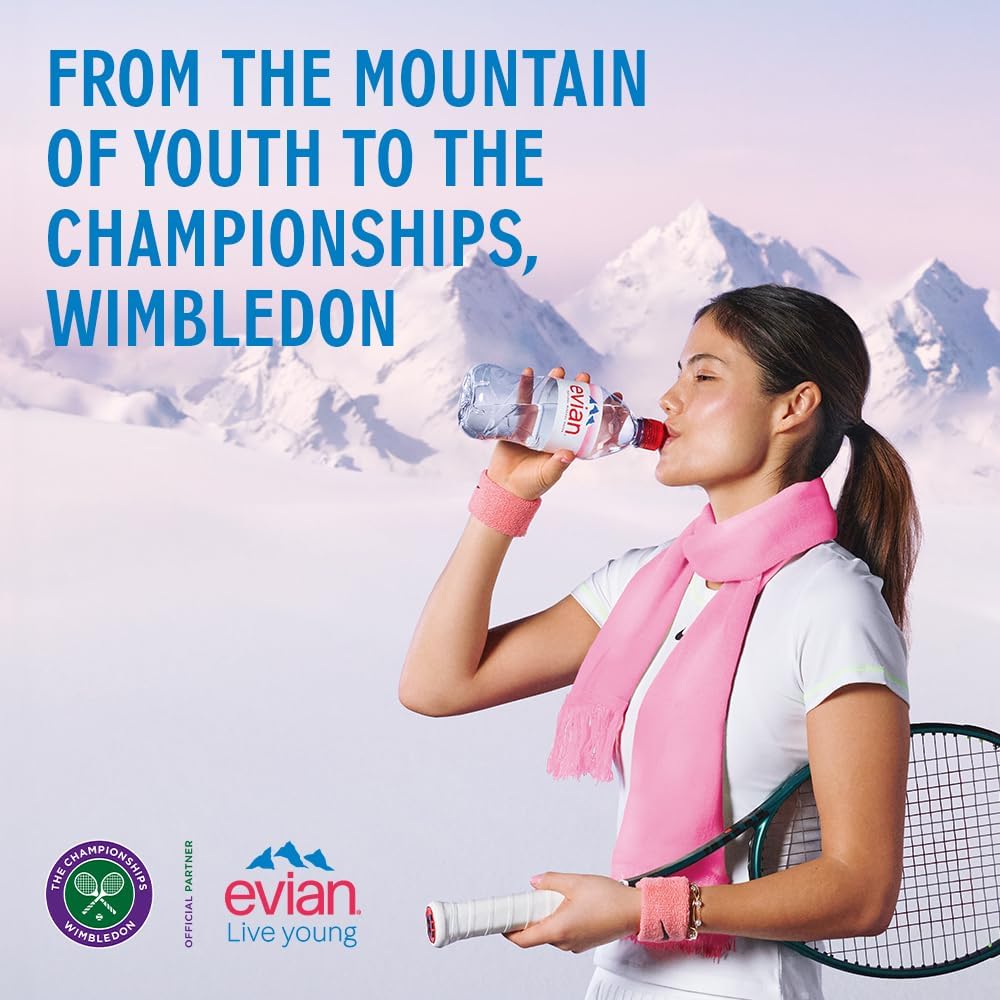 Evian Still Mineral Water, 24 x 0.5L