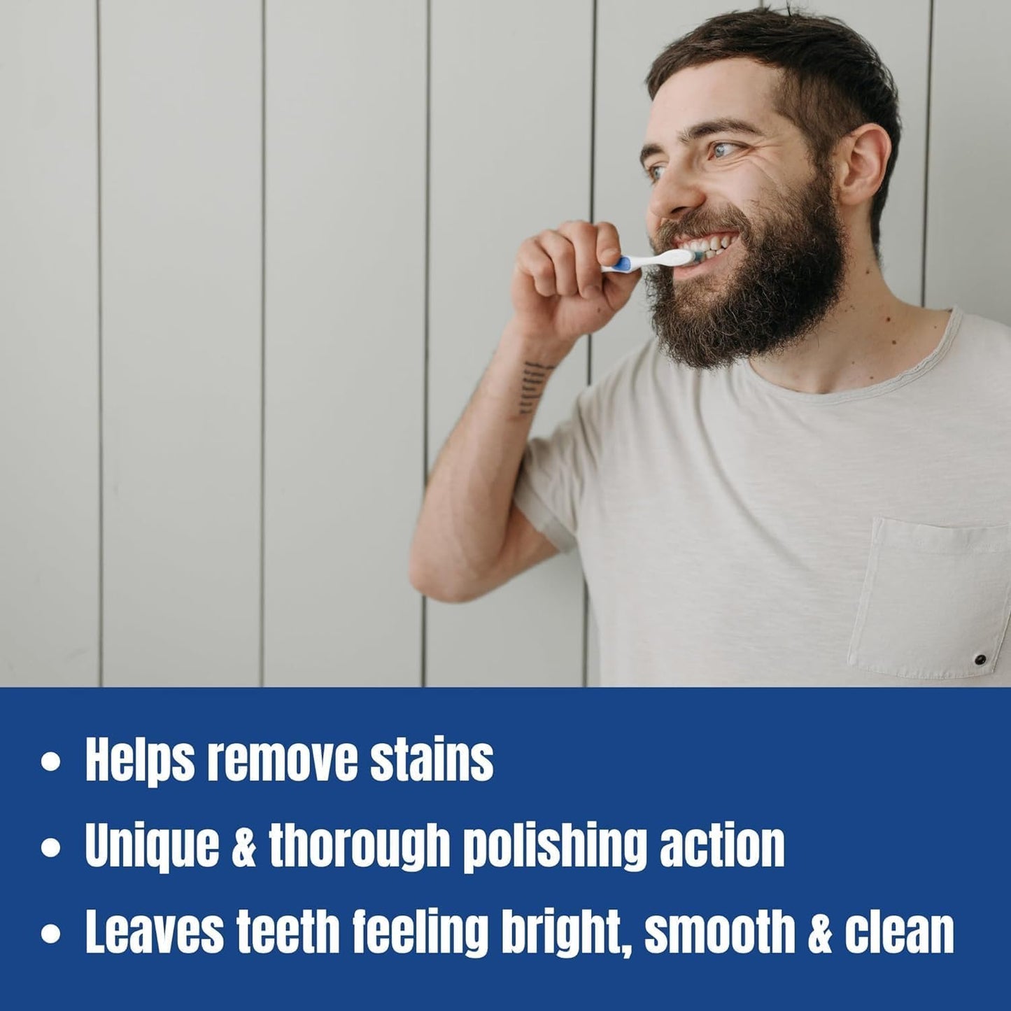 Eucryl Freshmint Toothpowder, Tooth Whitening Powder, Powerful Stain Remover, For Tobacco, Tea, Coffee & Wine Stains, Unique Polishing Action, 1 x 50g