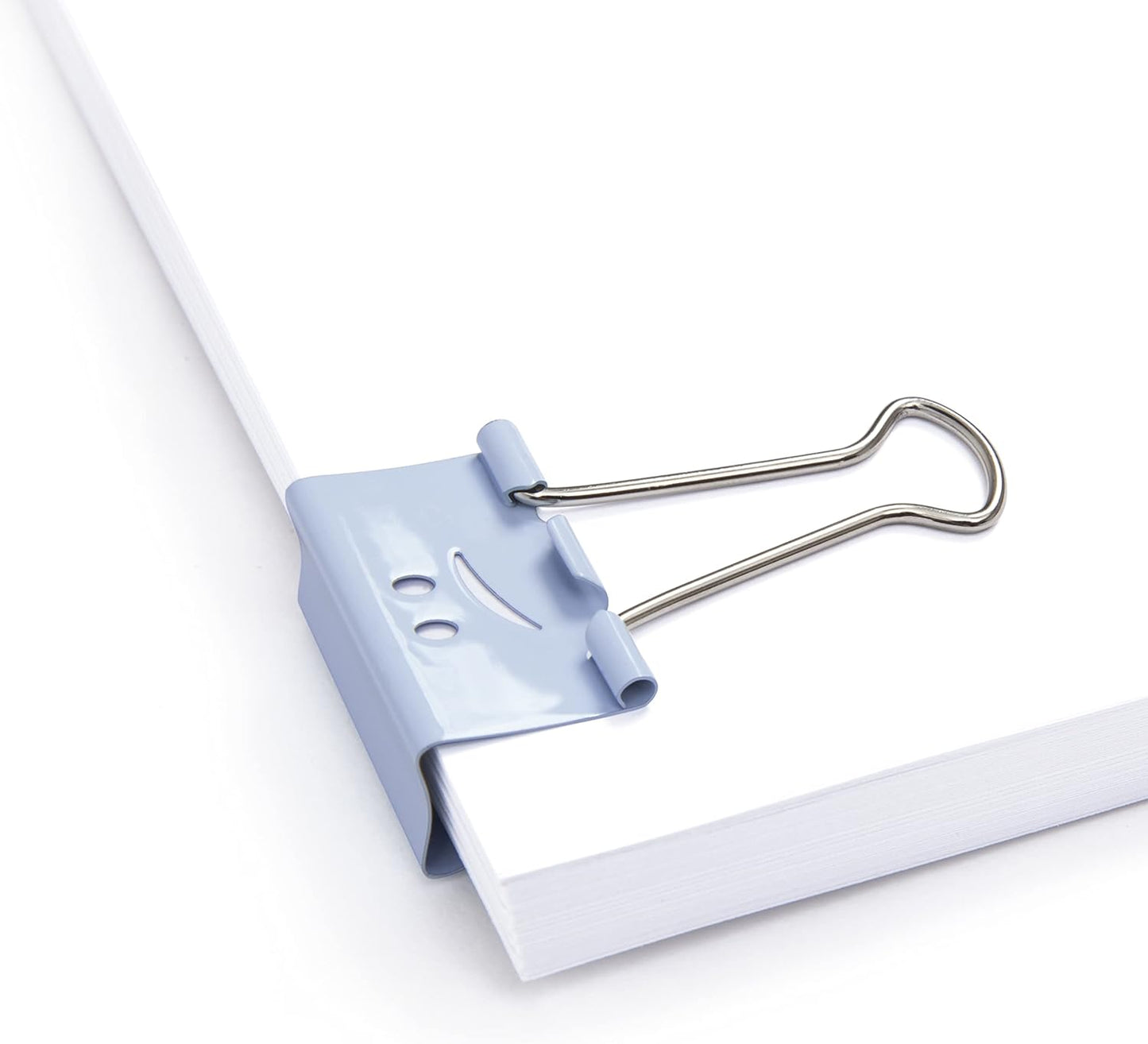 Rapesco 1350 19 mm Fun Foldback Clips, Powder Blue, Pack of 20
