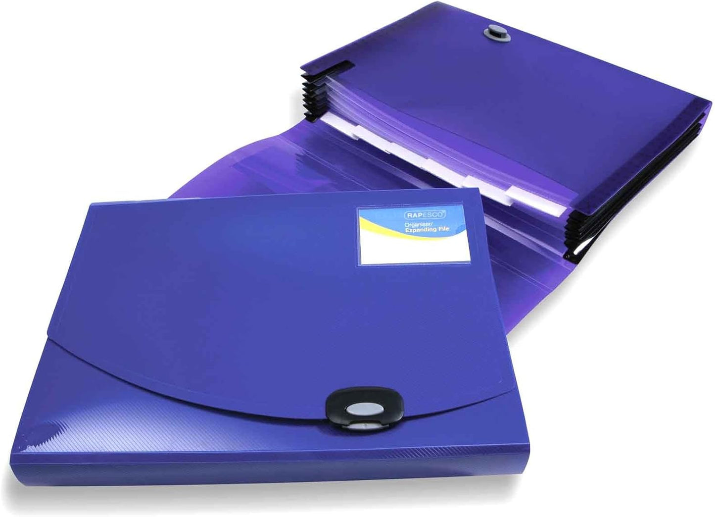 Rapesco 0675 Expanding File, 7 Compartments, A4+, Blue