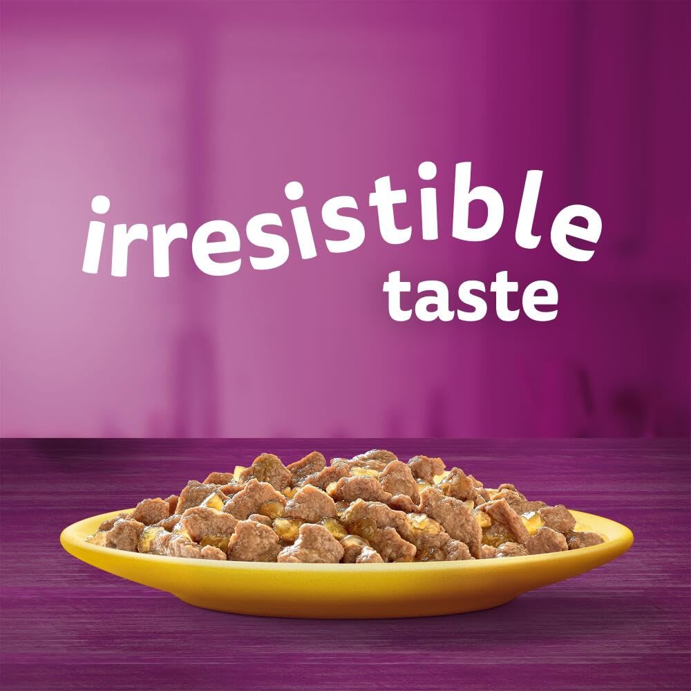 WHISKAS - 1+ Adult Wet Cat Food Pouches Poultry Selection | 40 x 85 g