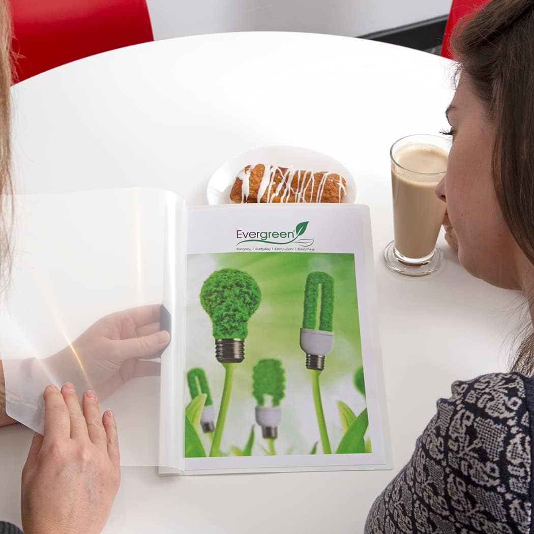 Rapesco 1591 ECO Report File, A4, White, Pack of 10