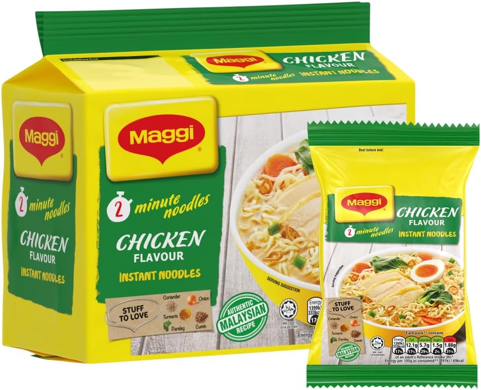 Maggi Chicken Flavour Instant Noodles Multipack 5 x 74g