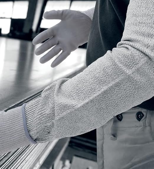 Nitrex 247S Cut Resistant 13 Gauge Sleeve, Cut Resistant Level E, Velcro® Fastener, Thumb Slot, Nitreguard Technology