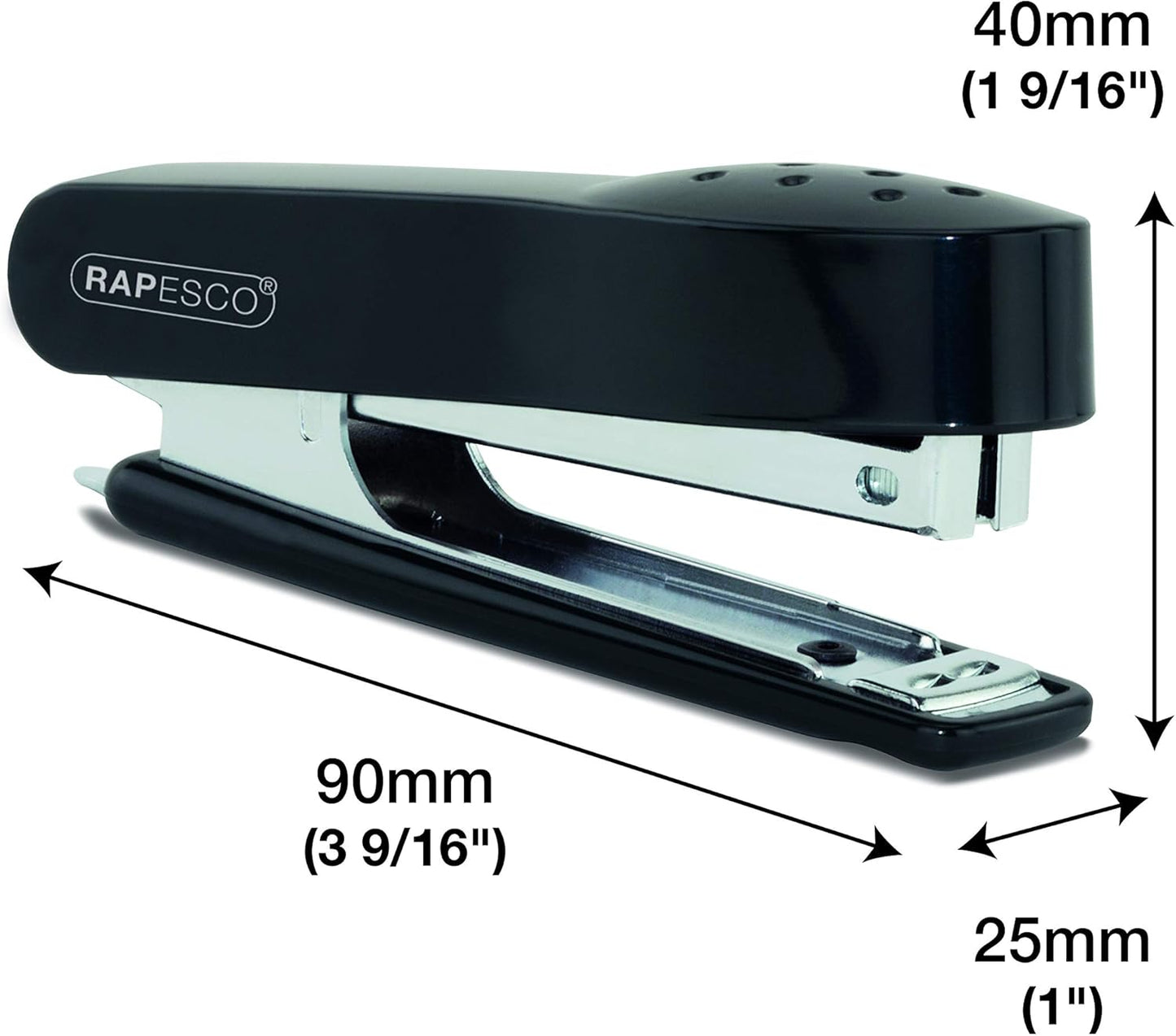 Rapesco 1573 No. 10 Mini Stapler & 1000 Staples 10/4mm, Black Visit the Rapesco Store