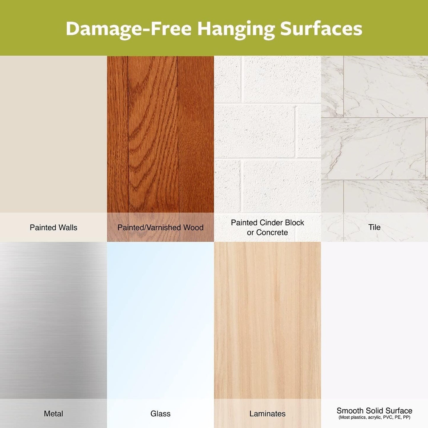 Command Picture Hanging Strips, Value Pack - 8 Pairs of Medium (16 Strips), 8 Pairs of Large (16 Strips) - For Pictures, Frames, Mirrors, Wall décor - Damage Free Hanging