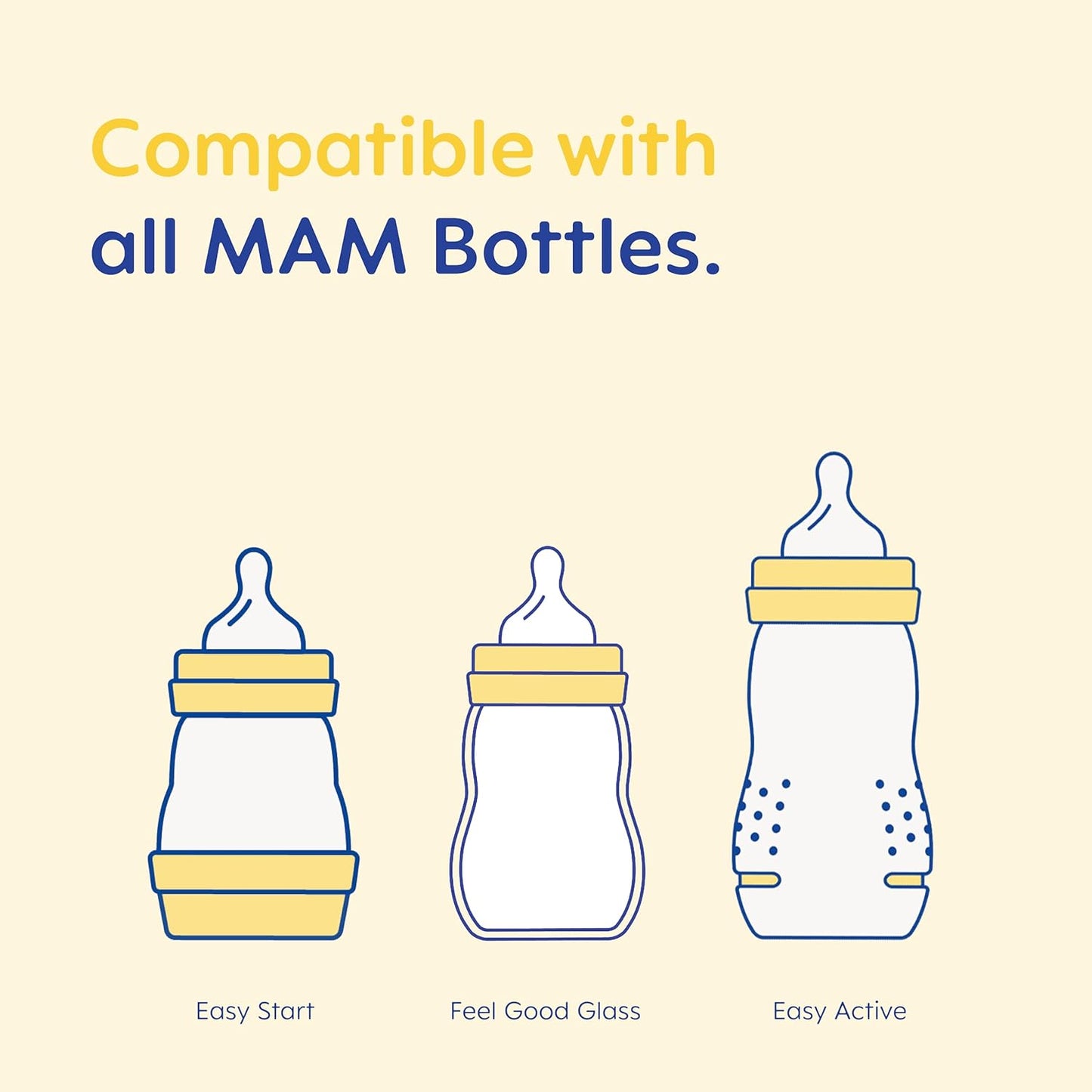 MAM Teats Size 0 | 4 Pack | Extra-Slow Flow | Fits All MAM Bottles | Made from SkinSoft Silicone | Baby Accessories for Newborn