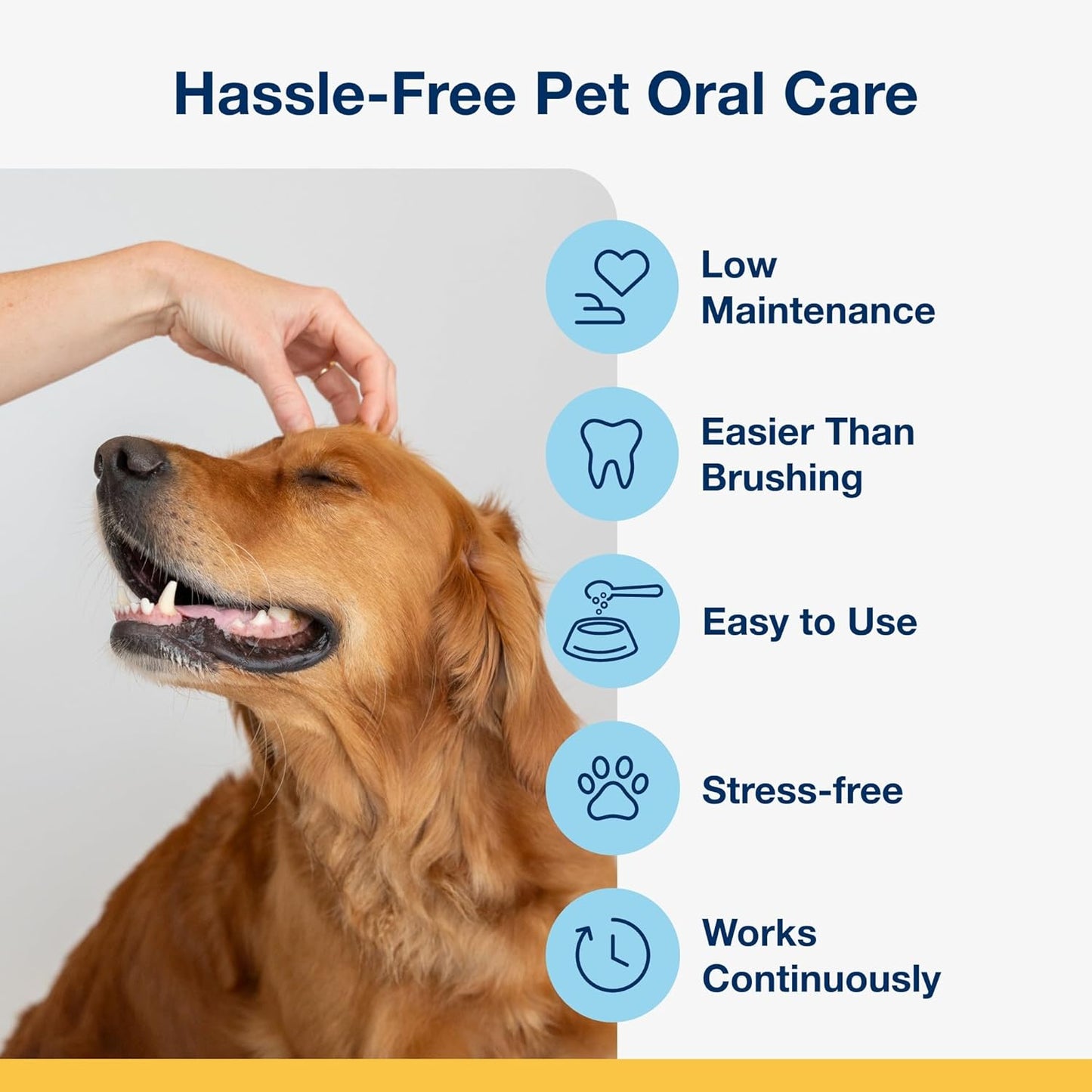 ProDen PlaqueOff Powder for Dogs & Cats, Tartar & Bad Breath Remover 100% Natural Teeth Cleaner and Plaque Remover 60 g