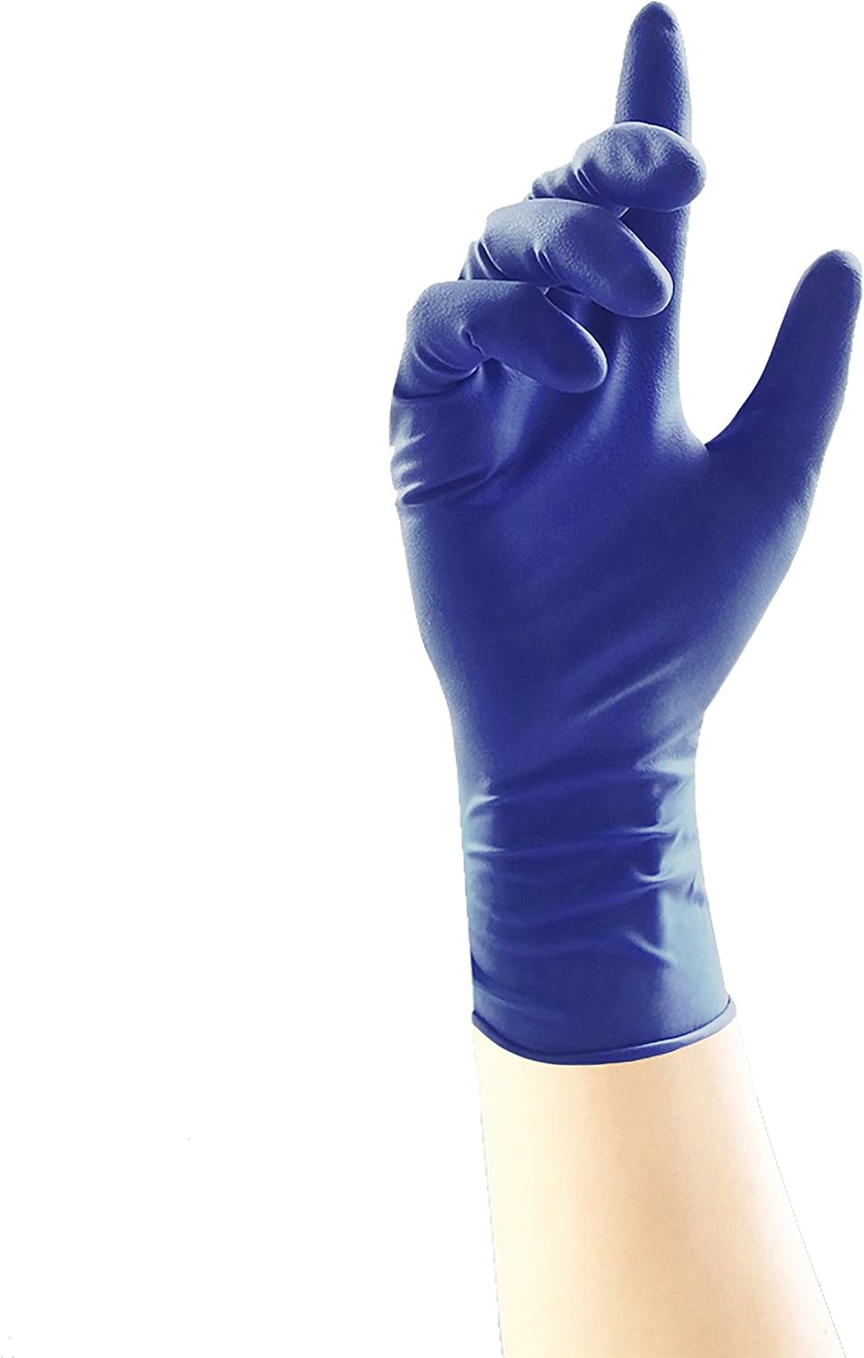 Unigloves PRO.TECT Latex HD GA0012 Single Use - Multipurpose, Powder Free Disposable Gloves, Box of 50 Gloves, Dark Blue, Small