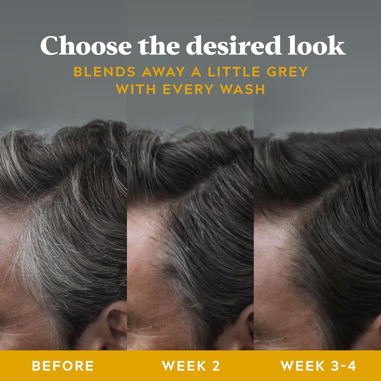 Just For Men Control GX 2-in-1 Shampoo & Conditioner, Gradually & Permanently Reduces Grey Hair With Each Wash – All Shades, 118 ml