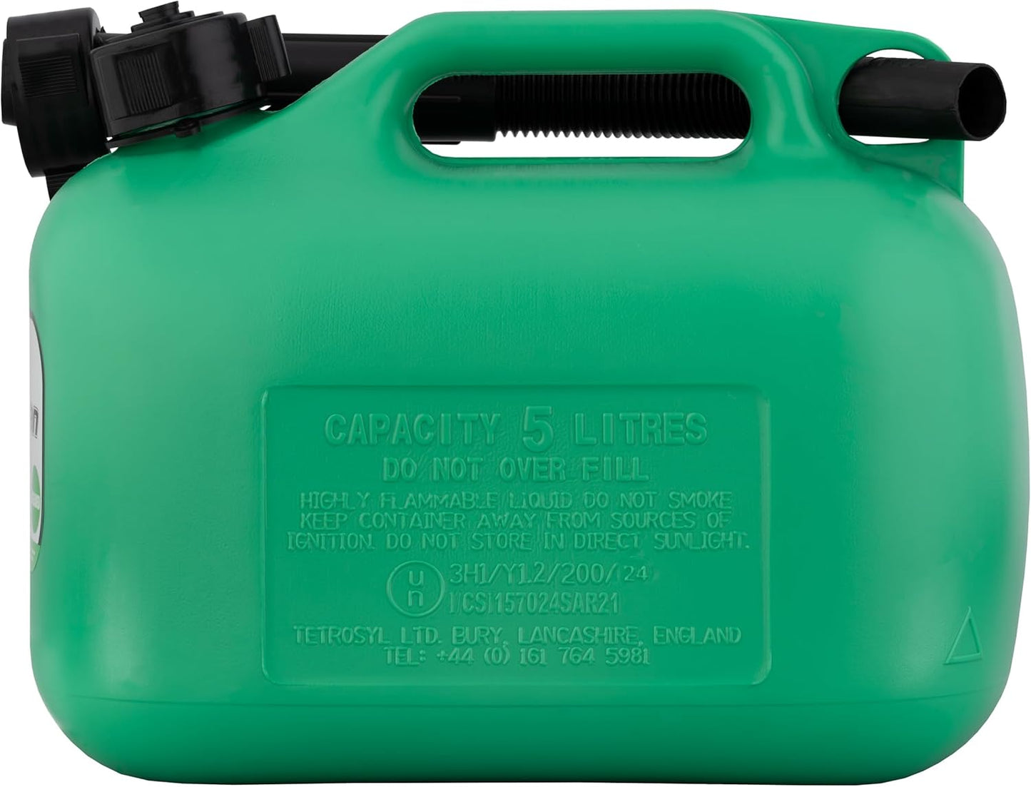 CarPlan TPH005 5L Fuel Can, Unleaded Petrol (Green)