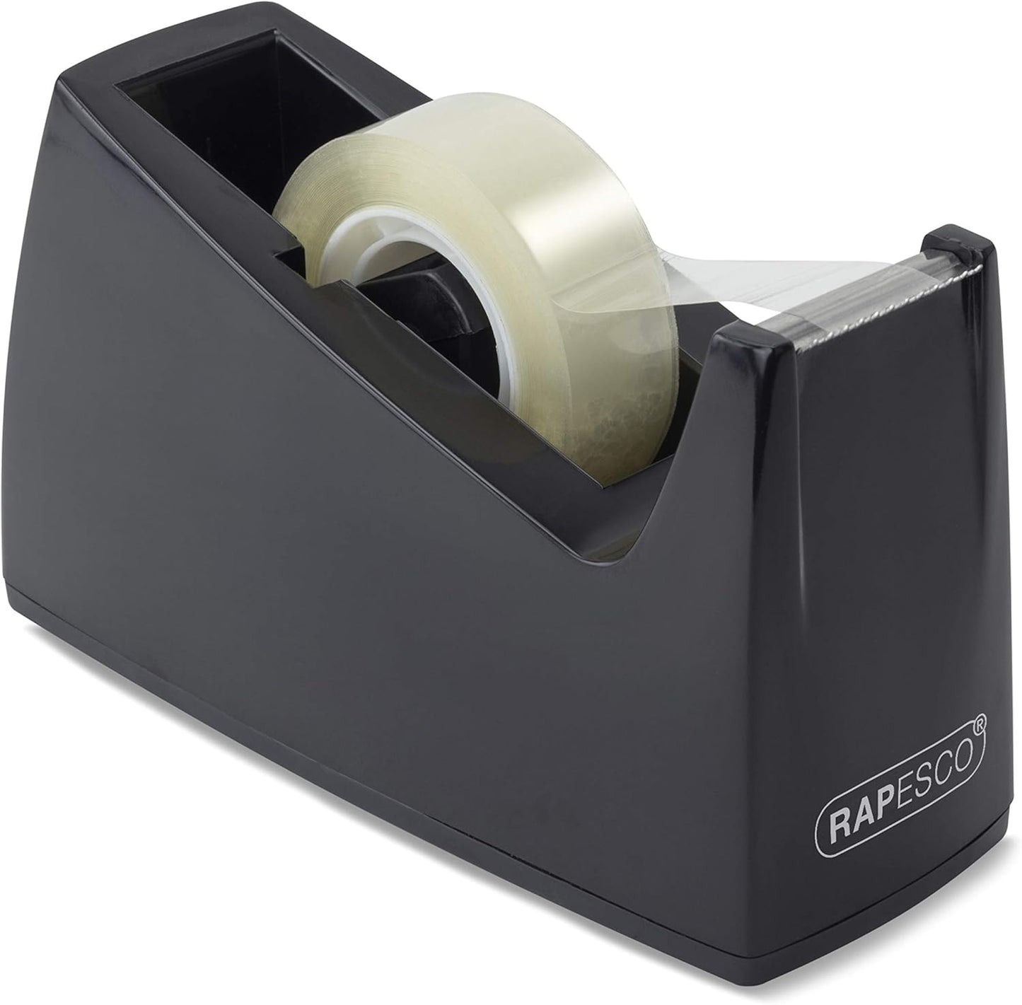 Rapesco RPTD30BK 300 Tape Dispenser for Small Core Tape, Tape Not Included, Black