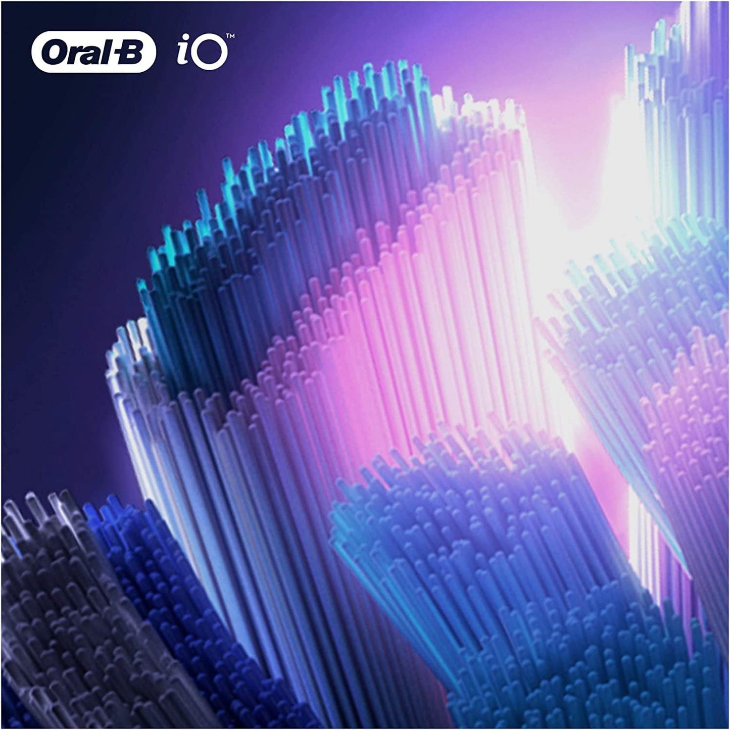 Oral-B iO Ultimate Clean Electric Toothbrush Head, Oral B Electric Toothbrush Heads, Twisted & Angled Bristles for Deeper Plaque Removal, Pack of 4 Toothbrush Heads, Oral B Io Brush Heads, Black