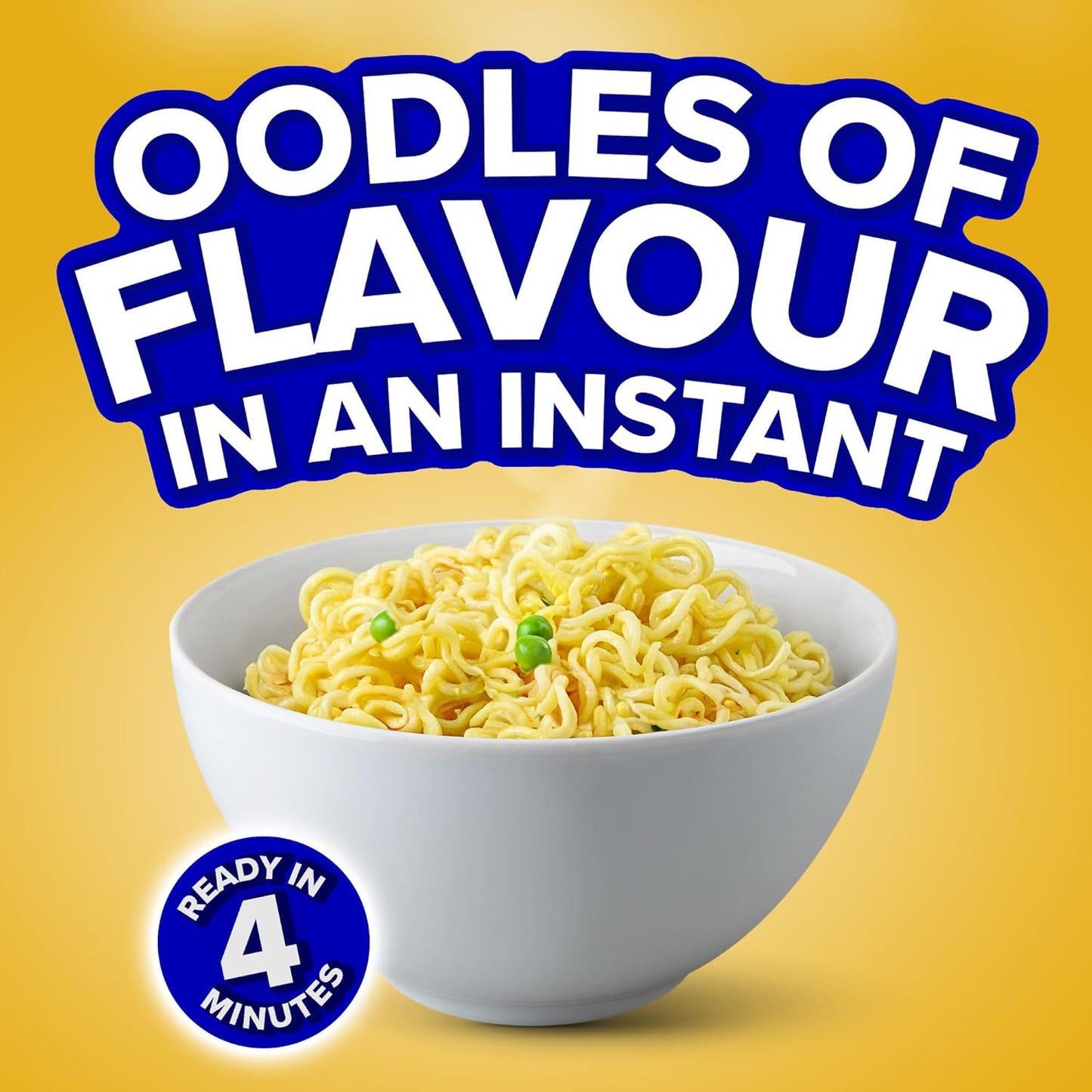 Batchelors Super Noodles Tasty Chicken Flavour, Instant Snack Ready in 4 Minutes, 90 g Packet (Pack Of 8)