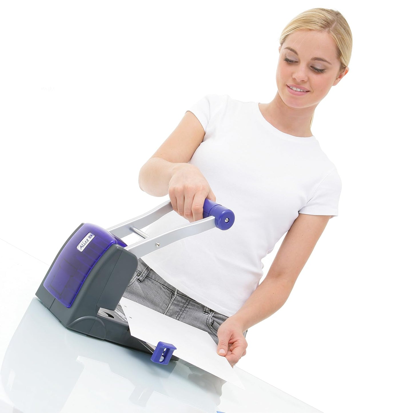 Rapesco 0247 Germ-Savvy Antibacterial, ECO P1100 Heavy Duty Punch, 100 sheet Capacity, Grey