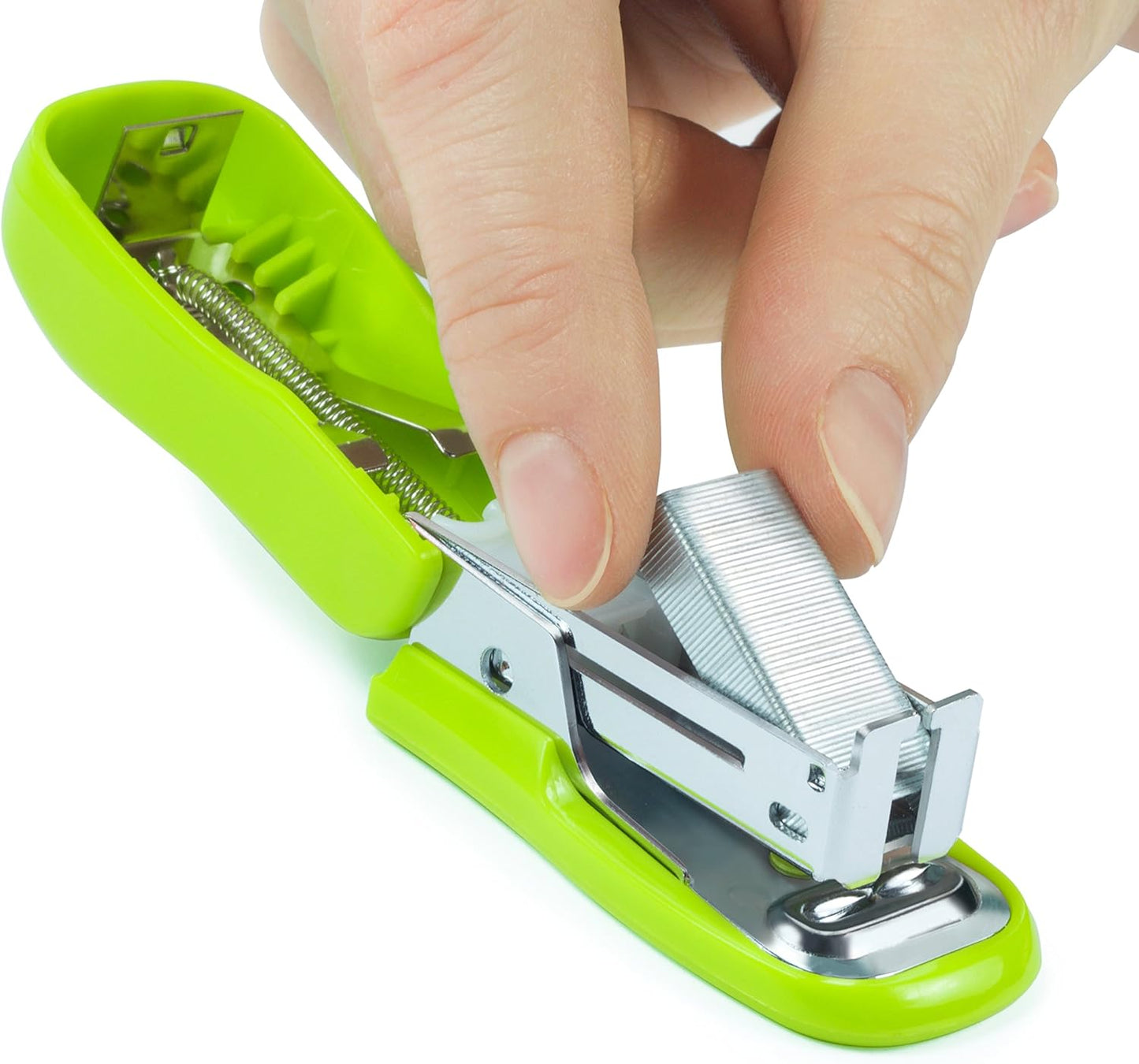 Rapesco 1411 Bug Mini Stapler with 1000 x 26/6mm Staples, Green