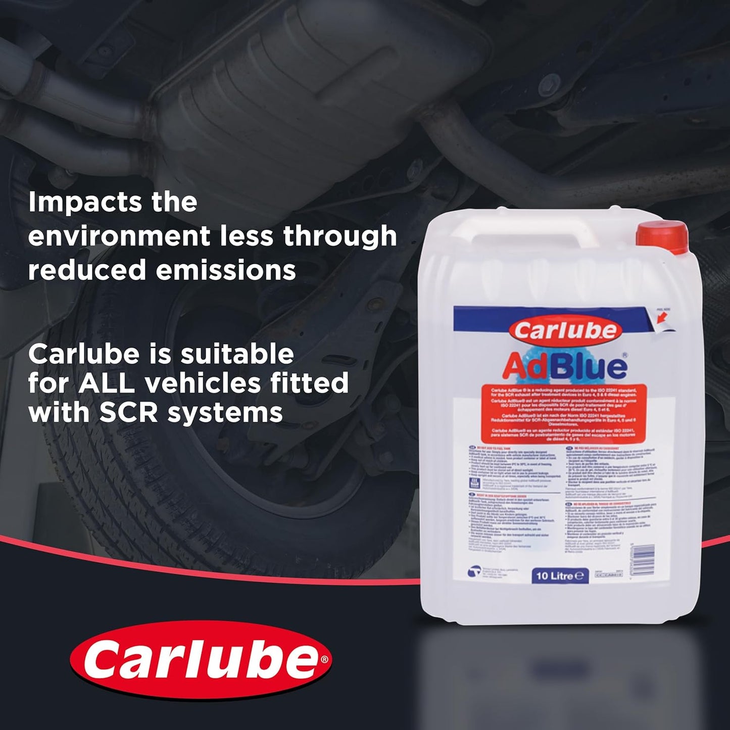 Carlube AdBlue with Integrated Easy Pour Spout, 10 Litres