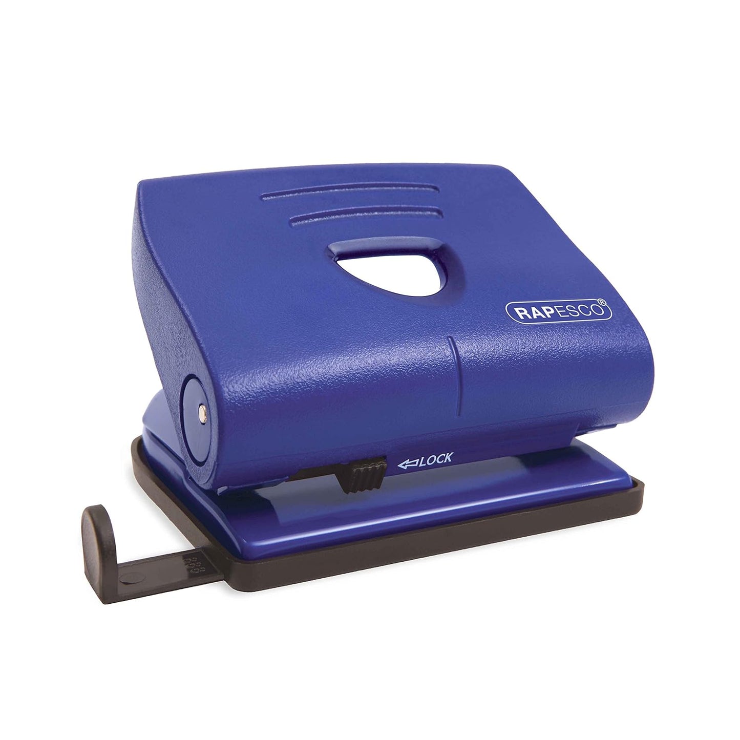 Rapesco PF8700L1 820-P 2-Hole Punch, 22 Sheet Capacity, Blue