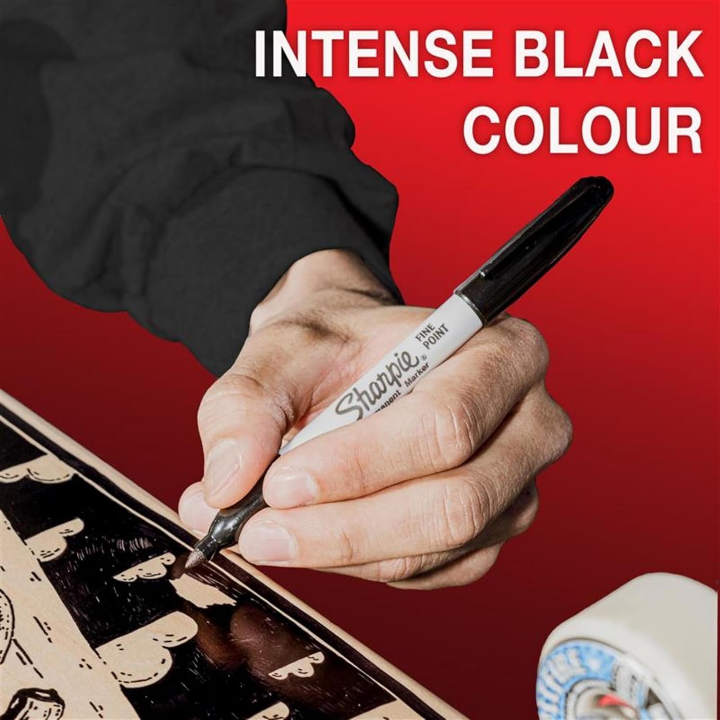 Sharpie Permanent Markers | Fine Point for Bold Details | Black Ink | 12 Marker Pens