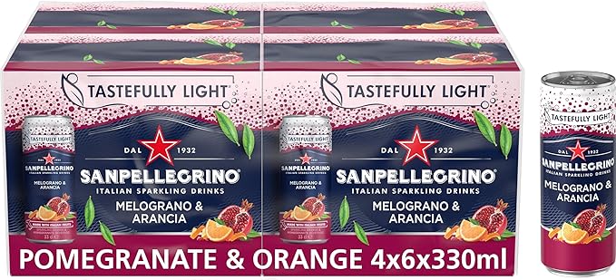 San Pellegrino Pomegranate & Orange | 24 x 330ml