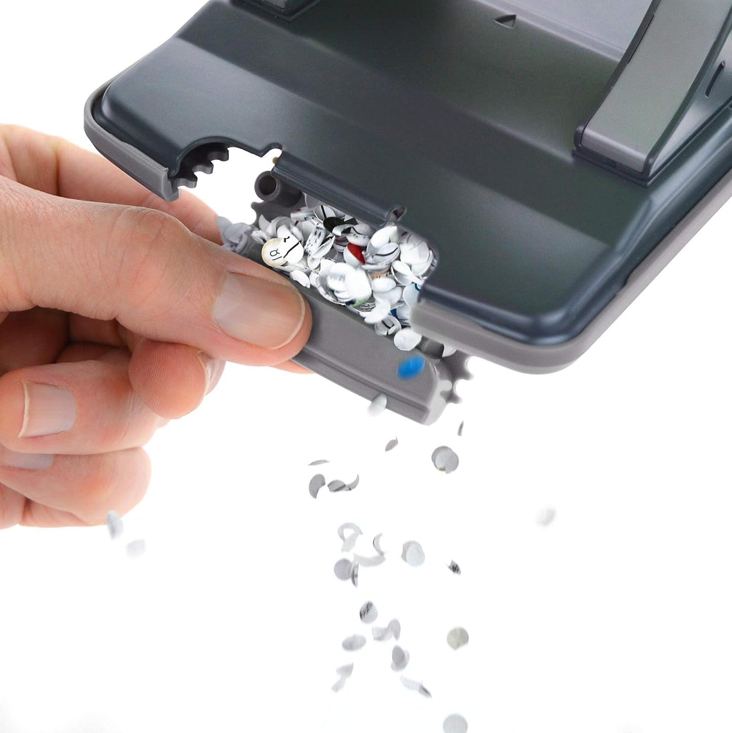 Rapesco 1528 X5-40ps Less Effort 2 Hole Punch, 40 Sheet Capacity, Powder Blue