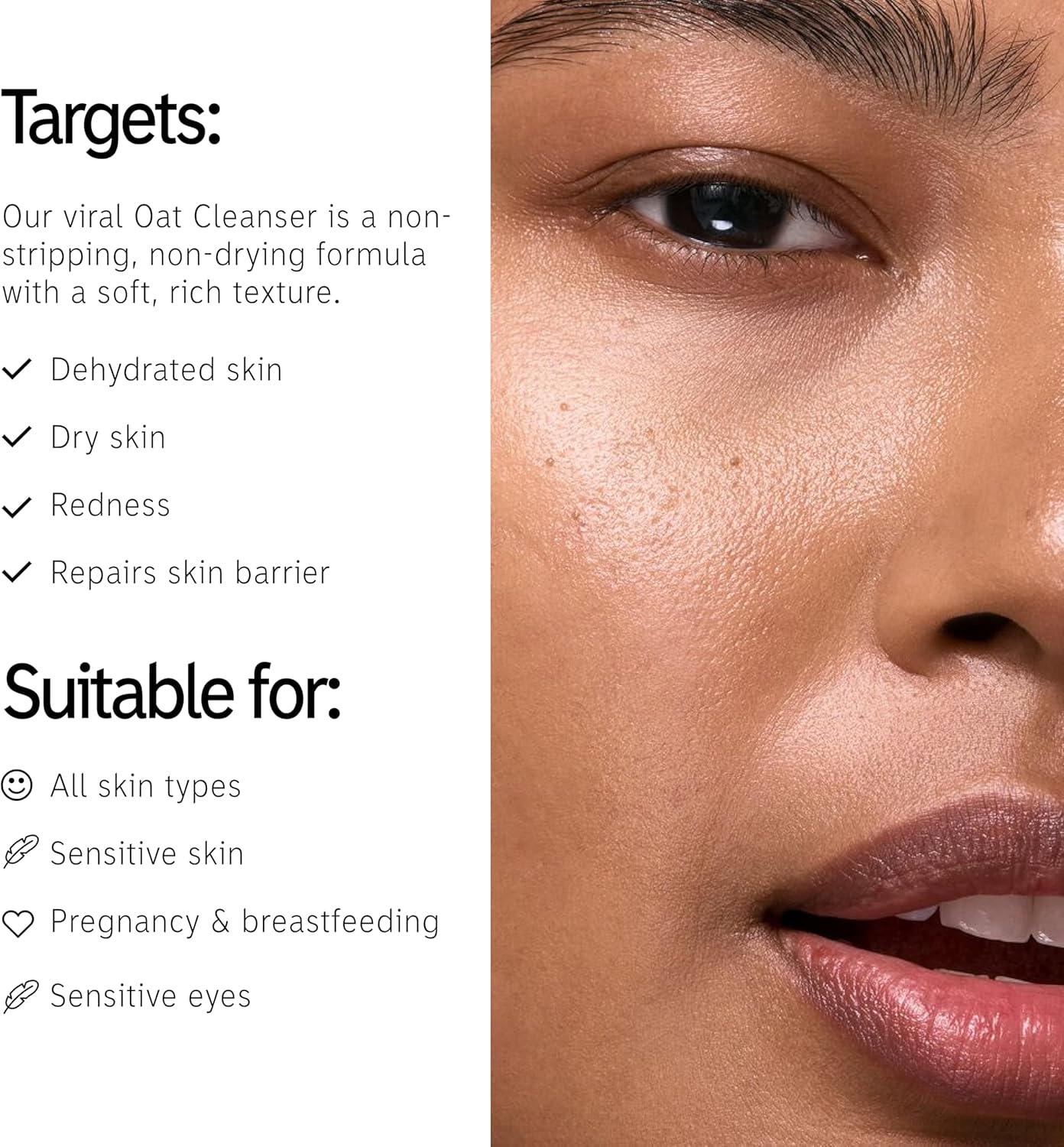 The INKEY List Oat Cleansing Balm 150ml, Dissolves Makeup, Nourishing Skincare, Gentle Cleanser, Vegan Friendly, Suitable For All Skin Types
