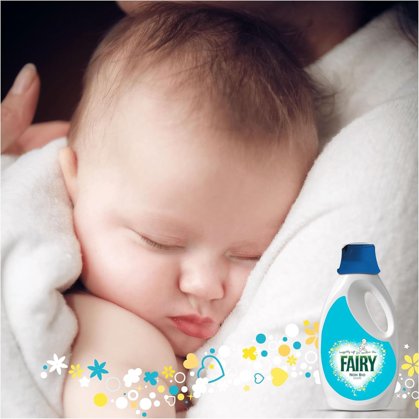 Fairy Non Bio Liquid Laundry Detergent, 107 Washes 3.531 l, Voted Number 1 For Sensitive Skin