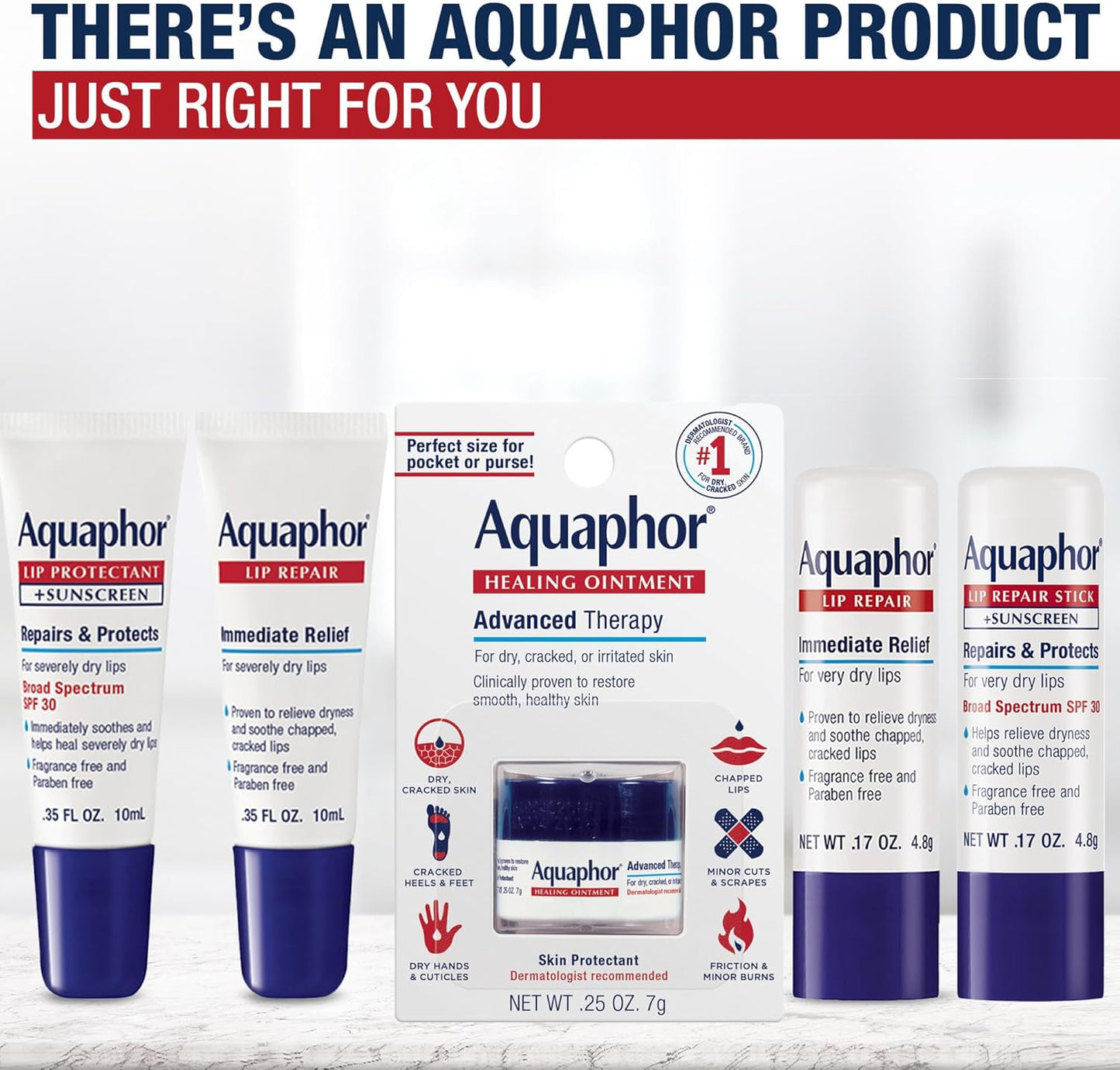 Aquaphor Lip Repair (2 Pack)