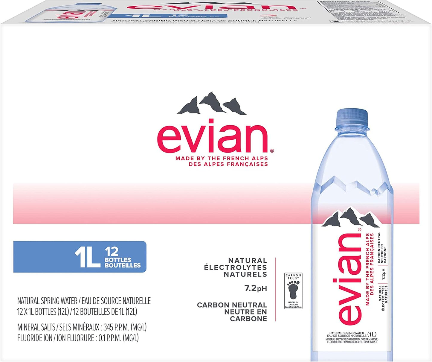 Evian Water 12x1L