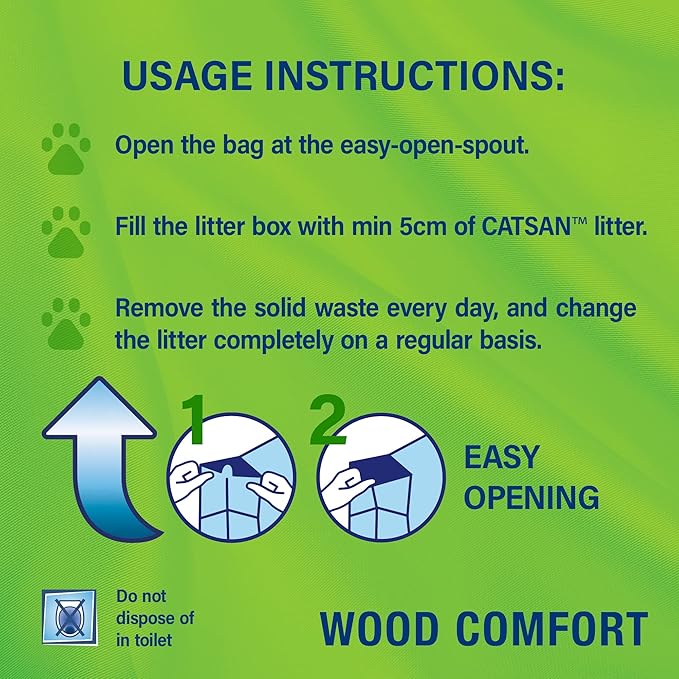 Catsan Wood Comfort Litter | 20L Bag