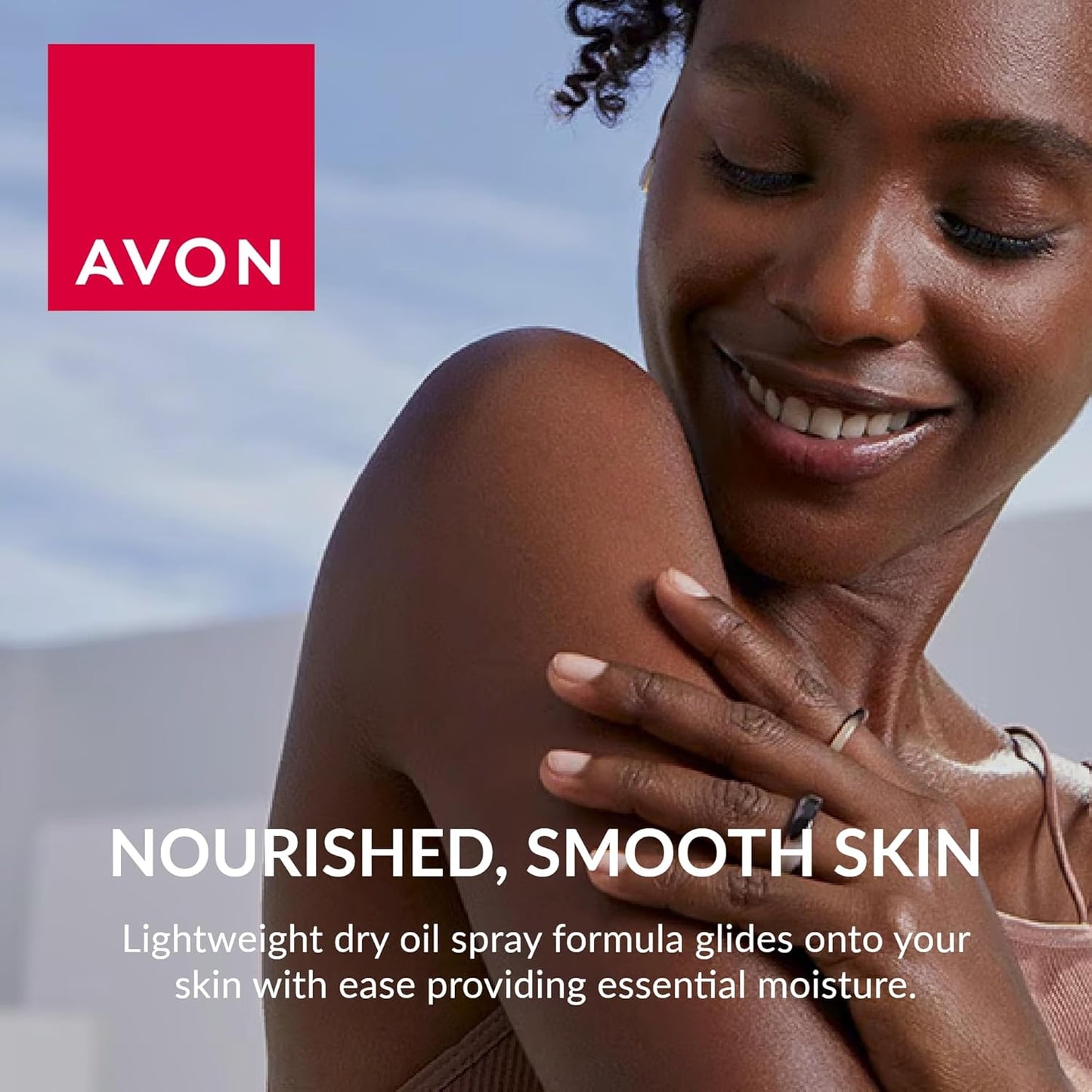 Avon Skin So Soft Dry Oil Spray 150ml | Locks in Moisture | Formulated with Jojoba Oil and Vitamin E | Quick Dry Formula | Cruelty Free,Clear