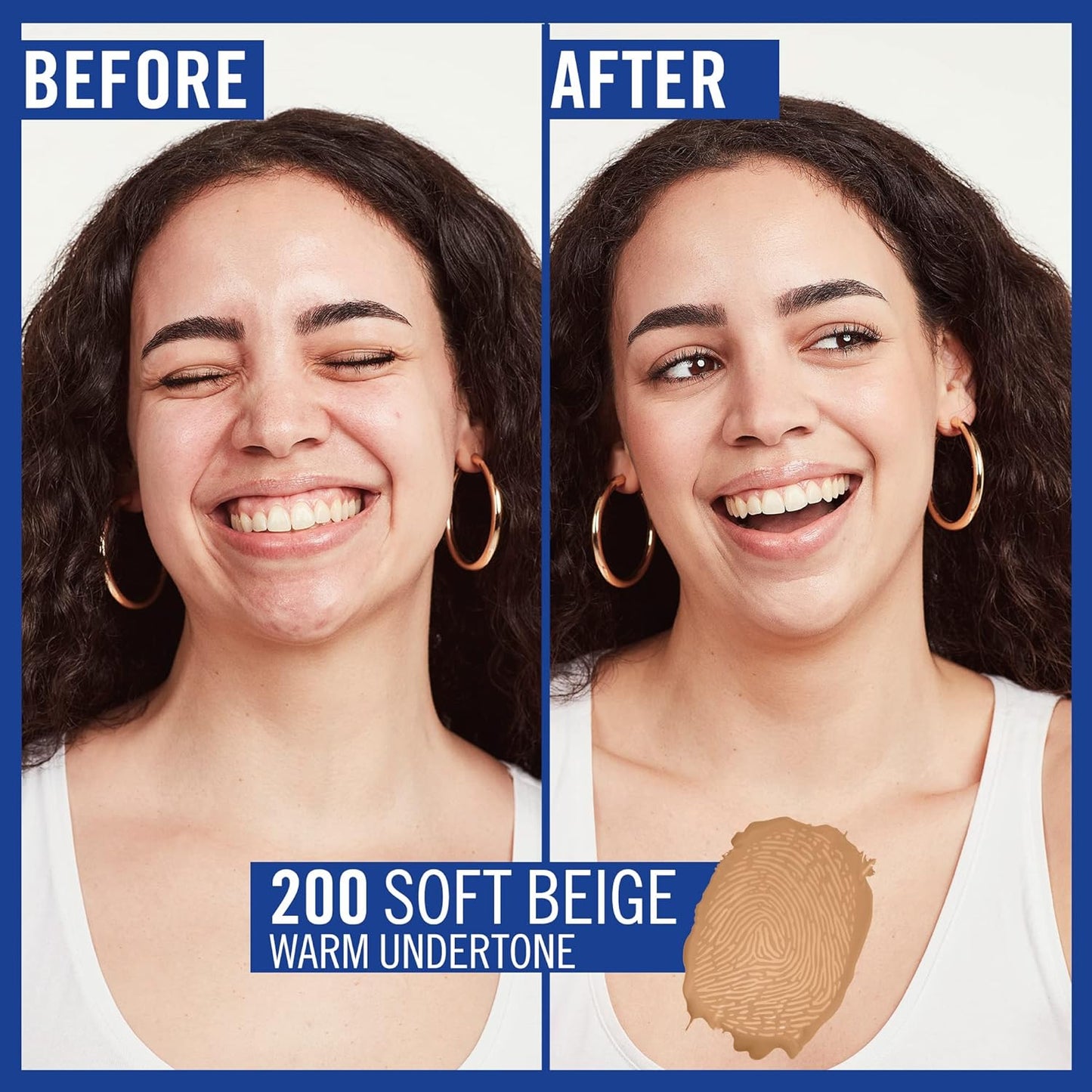 Rimmel Match Perfection Foundation 200 Soft Beige, Medium Coverage, 24hr Hydration, No Caking or Creasing, Lightweight, Reduces Imperfections, Invisible Coverage, SPF20, Cruelty Free