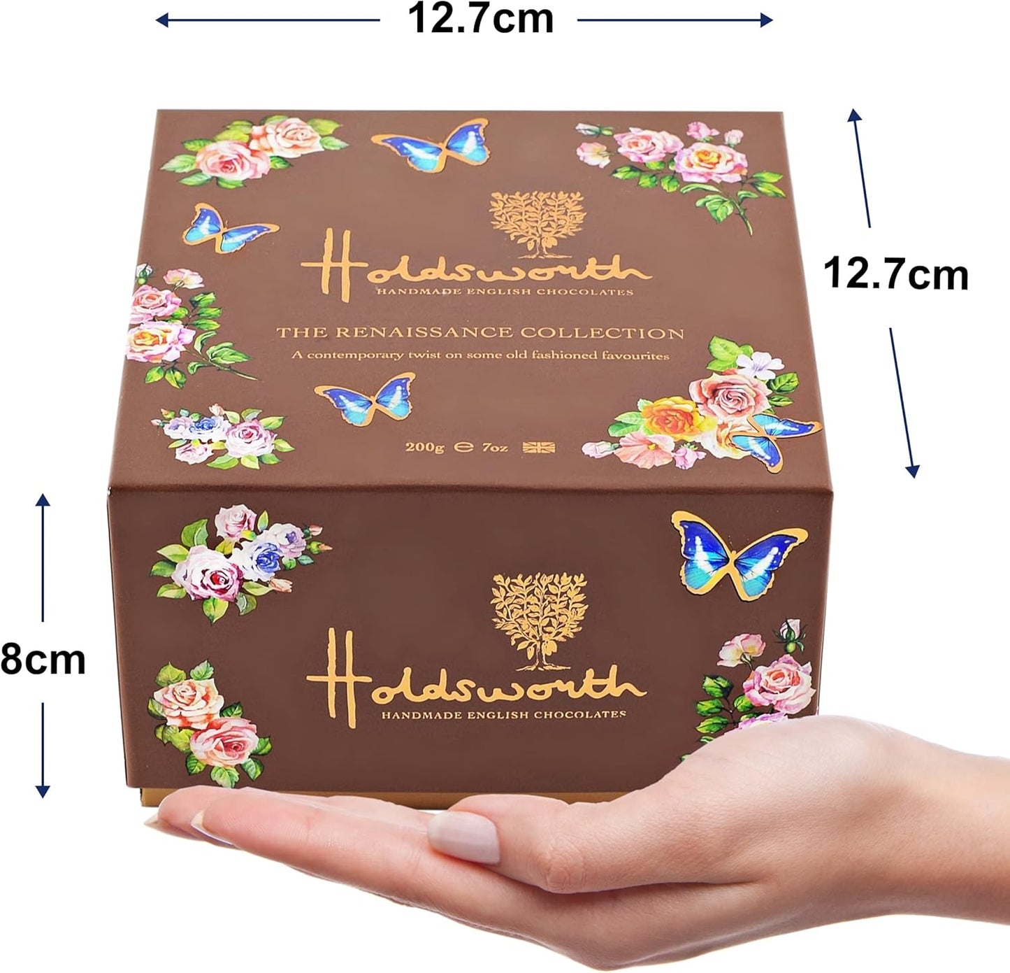 Holdsworth Chocolates Classics - Renaissance Collection Assorted Traditional Handmade Chocolate Truffles in Gift Box 200g