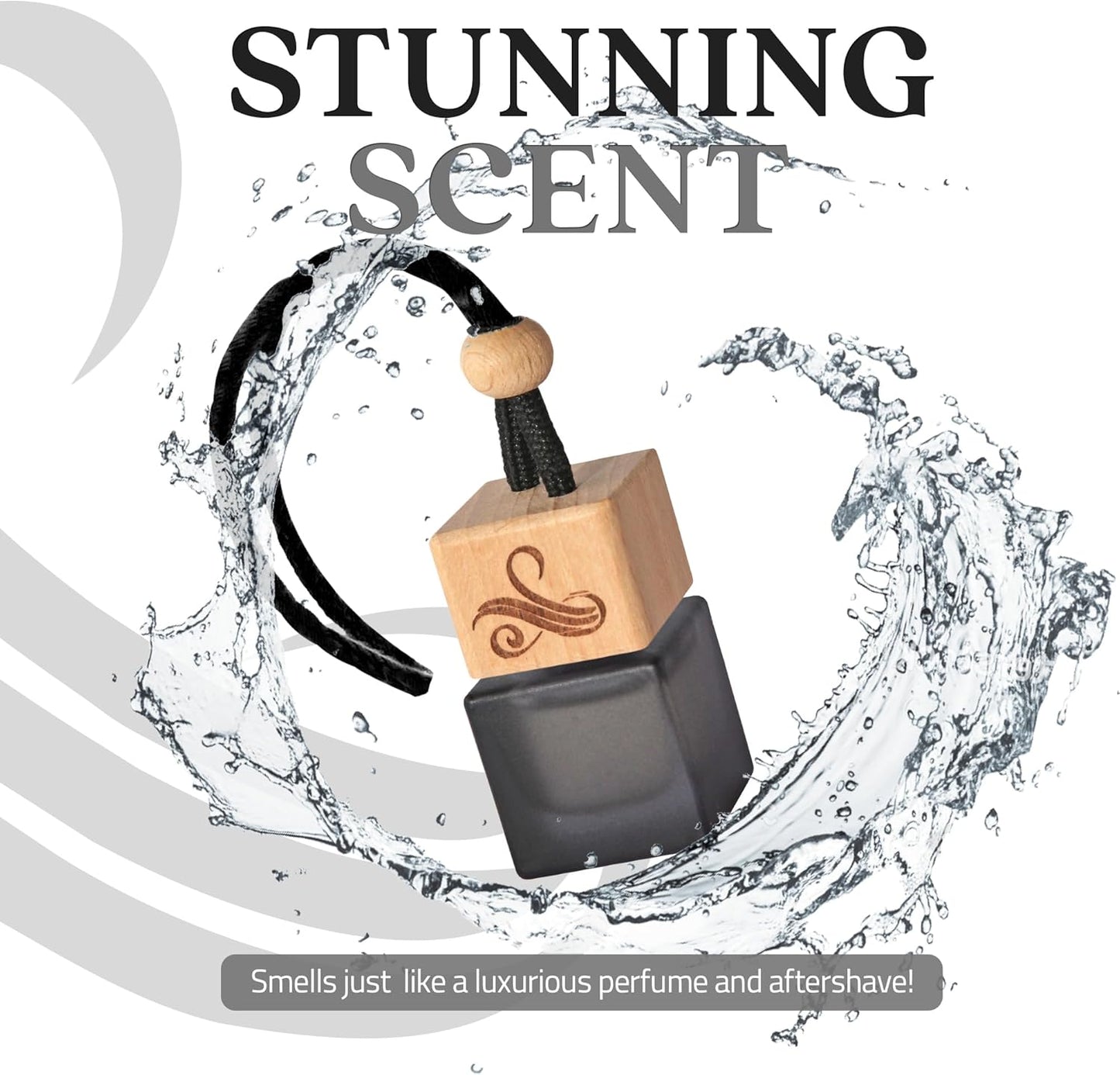 Creed Car Air Freshener for Men | Aventos Perfume Inspired Car Fragrances | Strong Car Freshener with Car Odour Eliminator Technology | Creed Air Freshener Car | GREED Car Scent by Perfa